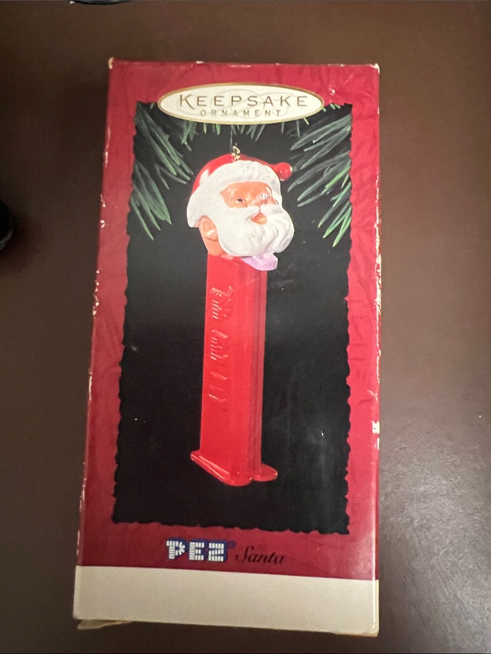 KEEPSAKE the Label Red Santa PEZ-Style Ornament 1995